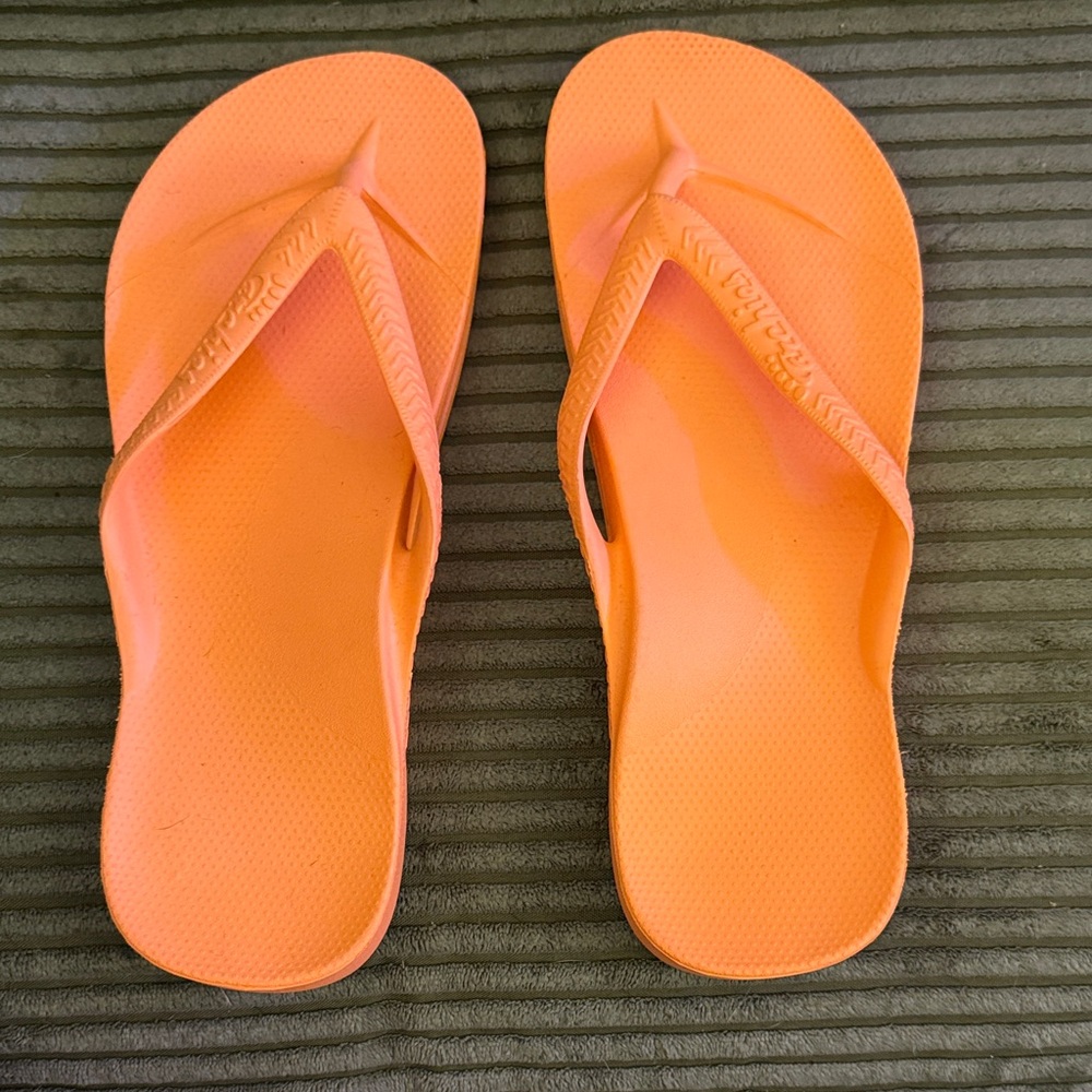 Archies Orange Flip Flops
